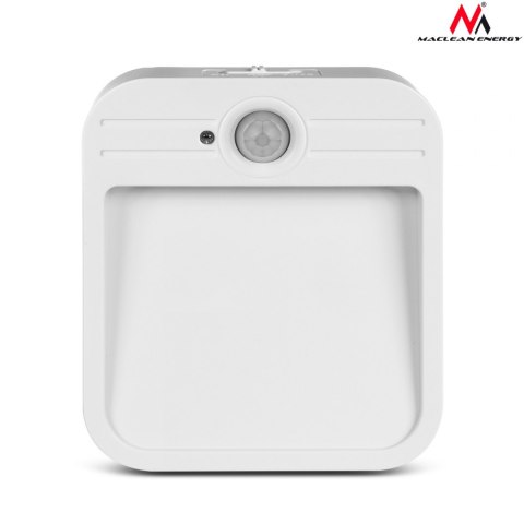 Lampa LED Maclean, Schodowa z sensorem ruchu,Magnes, Haczyk, Temperatura 4000K, Akum 3.7V/500mAh, 4 LED SMD2835, Zasięg 3-4m, MC