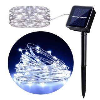 Solarna lampa ogrodowa ozdobna 100 LED 10m 600mAh GreenBlue GB164