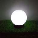 Solarna lampa wolnostojąca ogrodowa - kula 15x15x48cm, bialy LED GB121