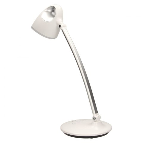 KALCYT LED 6W, lampka biurkowa, 200lm, 4000K, wyłącznik czasowy, biała