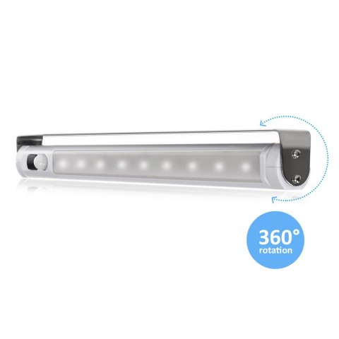 Lampa kuchenna LED Maclean, podszafkowa 9 SMD pir on/off, MCE166