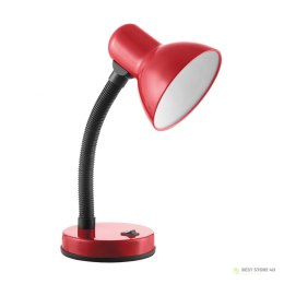 FUPI, lampa biurkowa, 40W, E27, stal + tworzywo, czerwona