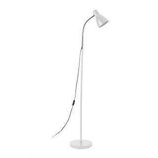 Lampa stojąca podłogowa LAR, max 20W E27, 155 cm, biała