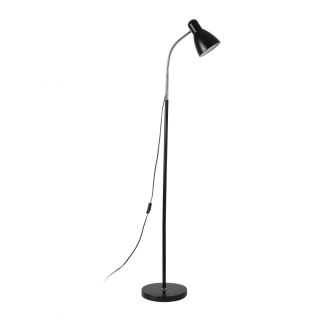 Lampa stojąca podłogowa LAR, max 20W E27, 155 cm, czarna