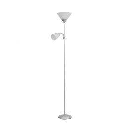 Lampa stojąca podłogowa URLAR, 175 cm, max 25W E27, max 25W E14, szara