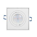 SORMUS S ramka dekoracyjna oprawy punktowej, MR16/GU10 max 50W, regulowana, kwadrat, biała