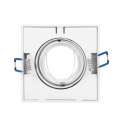 SORMUS S ramka dekoracyjna oprawy punktowej, MR16/GU10 max 50W, regulowana, kwadrat, biała