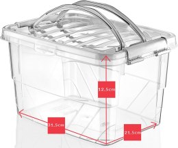 Pojemnik plastikowy 5|0L PROSTOKĄT MULTI BOX z pokrywką i uchwytem