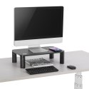 Podstawka stolik pod monitor Ergo Office, regulowana, z ładowarką bezprzewodową Qi, max 20kg, 17-32", ER-415