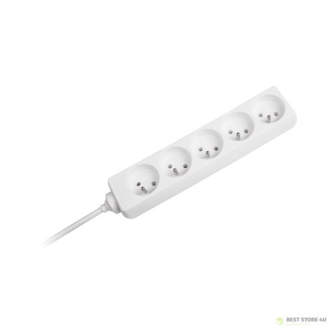 Przedłużacz sieciowy Rebel 5 gniazd, bez przełacznika, 3m (1,5mm) Przedłużacz sieciowy Rebel 5 gniazd, bez przełacznika, 3m (1,5mm)