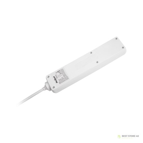 Przedłużacz sieciowy Rebel 5 gniazd, bez przełacznika, 3m (1,5mm) Przedłużacz sieciowy Rebel 5 gniazd, bez przełacznika, 3m (1,5mm)