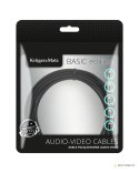 Kabel 2RCA-2RCA 5m Kruger&Matz Basic