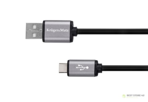 Kabel USB - USB typu C 1.8m Kruger&Matz Basic Kabel USB - USB typu C 1.8m Kruger&Matz Basic