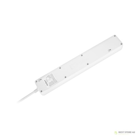 Przedłużacz sieciowy Rebel 5 gniazd + 2 gniazda USB, z wyłącznikiem- 3m Przedłużacz sieciowy Rebel 5 gniazd + 2 gniazda USB, z wyłącznikiem- 3m
