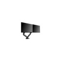 ICY BOX IB-MS304-T, Monitor stand with desk mounted base, for two screens, size up to 27''