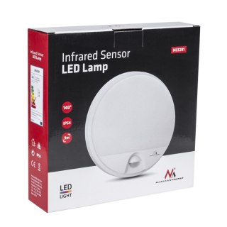 Lampa LED z czujnikiem ruchu Maclean , czujnik ruchu na podczerwień, kolor biały, 15W, IP54, 1100lm, MCE291 W