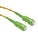 Patchcord światłowód kabel Maclean, SC/APC-SC/APC, jednomodowy, długość 15m, simplex, G657A2, MCTV-437