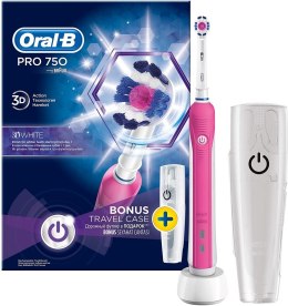 Oral-B Electric Toothbrush PRO 750 Rechargeable, For adults, Number of brush heads included 1, Number of teeth brushing modes 1,