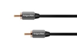 KM0301 Kabel 1RCA-1RCA 1.0m Kruger&Matz