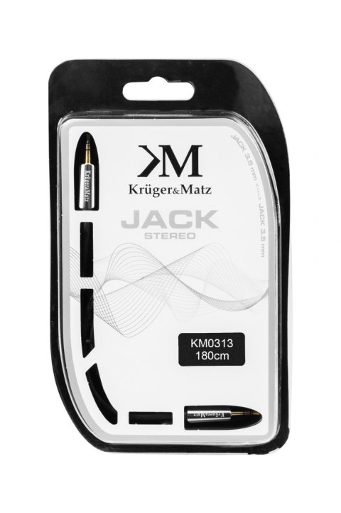 KM0313 Kabel wtyk-wtyk jack 3.5 st. 1.8m