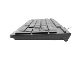 Natec Keyboard Discus 2 Slim Wired, US Layout, USB 2.0, Black