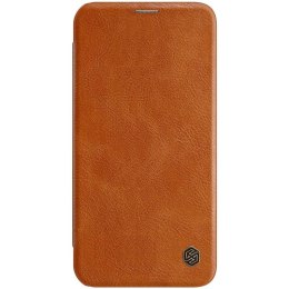Nillkin Etui Qin Leather Case iPhone 12 Pro Max brąz