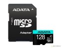 ADATA Premier Pro UHS-I U3 128 GB, micro SDXC, Flash memory class 10, with Adapter