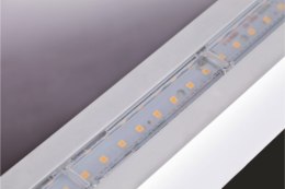 Lampa LED,HanksLight,liniowa,white,alu,zwiesz,1264mm,up21/down36W,AC230V,4000K