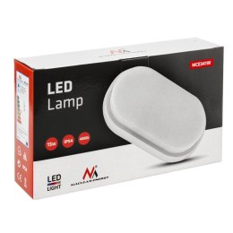Lampa LED Maclean, Ścienno sufitowa, Kolor biały, W 1100lm, 15W, IP54 , Kolor światła naturalny biały (4000K), MCE341