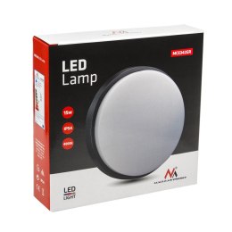 Lampa LED Maclean, Ścienno sufitowa, Kolor szary, GR 1100lm, 15W, IP54, Kolor światła naturalny biały (4000K), MCE342