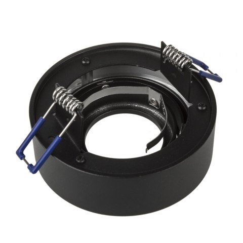 Lampa, oczko, oprawa sufitowa Maclean, dla źródeł światła MR16/GU10, kolor czarny, 94x32mm, okrągła, aluminiowa, MCE462 B