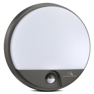 Lampa LED z czujnikiem ruchu Maclean , czujnik ruchu na podczerwień, kolor szary, 15W, IP54, 1100lm, MCE291 GR