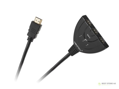 Złącze switch HDMI na kablu 1 wyj./3 wej. Złącze switch HDMI na kablu 1 wyj./3 wej.