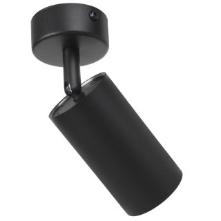 Lampa ścienno-sufitowa Maclean, punktowa, ruchoma, aluminiowa, 1xGU10, 55x100mm, kolor czarny mat, MCE451 B