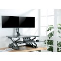 Uchwyt biurkowy na dwa monitory / podwójny Maclean, vesa 75x75 100x100, 17"-27", max 14kg, MC-854