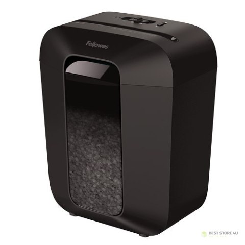 Fellowes Powershred LX41 Black, 17 L, Credit cards shredding, Mini-Cut Shredder, Paper handling standard/output 8 sheets per pas Fellowes Powershred LX41 Black, 17 L, Credit cards shredding, Mini-Cut Shredder, Paper handling standard/output 8 sheets per pas