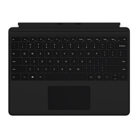 Microsoft Keyboard Surface Pro X Keyboard Built-in Trackpad, Black, Wireless connection, English, 245 g