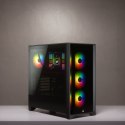Corsair Tempered Glass Mid-Tower ATX Case iCUE 4000X RGB Side window, Mid-Tower, Black, Power supply included No, Steel, Temper