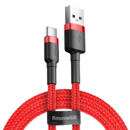 Kabel 3A 0,5M USB TYP C Baseus Cafule CATKLF-A09 Szybkie Ładowanie Quick Charge 3.0 czerwone