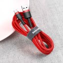 Kabel 3A 0,5M USB TYP C Baseus Cafule CATKLF-A09 Szybkie Ładowanie Quick Charge 3.0 czerwone