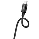 Kabel 3,2A 1m USB Typ C Ładowanie i Przesył Danych KAKUSIGA Smart fast charging data cable USB-C (KSC-652) czarny