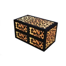 Pudełko kartonowe 4 szuflady poziome STYL ZEBRA