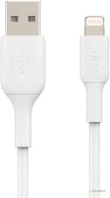 Belkin Lightning to USB-A Cable 2m BOOST CHARGE Polyvinyl Chloride, White