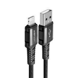 Kabel MFI USB - Apple Lightning 3A 1,2m Szybkie Ładowanie i Przesyłanie Danych Acefast Aluminium Alloy Charging Data Cable (C1