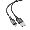 Kabel MFI USB - Apple Lightning 3A 1,2m Szybkie Ładowanie i Przesyłanie Danych Acefast Aluminium Alloy Charging Data Cable (C1