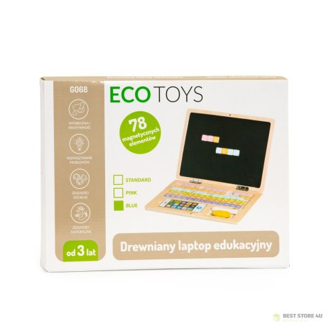 Tablica edukacyjna magnetyczna laptop litery cyfry Tablica edukacyjna magnetyczna laptop litery cyfry