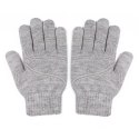 Moshi Digits Touchscreen Gloves - Rękawiczki dotykowe do smartfona (S) (Light Gray)