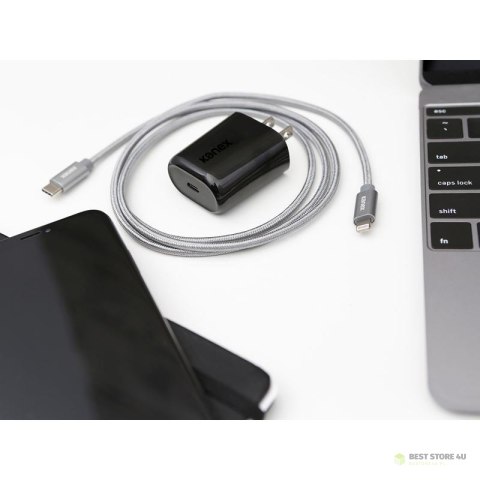 Kanex GoPower - Ładowarka sieciowa USB-C (Power Delivery) 18 W (Black) Kanex GoPower - Ładowarka sieciowa USB-C (Power Delivery) 18 W (Black)