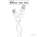 Momax Zero - Kabel połączeniowy USB-C (Power Delivery Fast Charging 3A) na Lightning MFi 1.2 m (White)