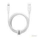 Momax Zero - Kabel połączeniowy USB-C (Power Delivery Fast Charging 3A) na Lightning MFi 1.2 m (White)